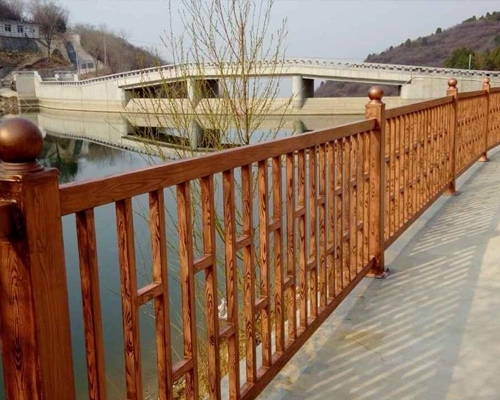 贵州景区仿木护栏